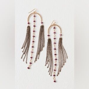 Free People Zeppelin Dangles - Tassel Chain Drop Earrings